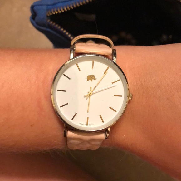 Francesca's Collections Jewelry - Pink Elephant Watch
